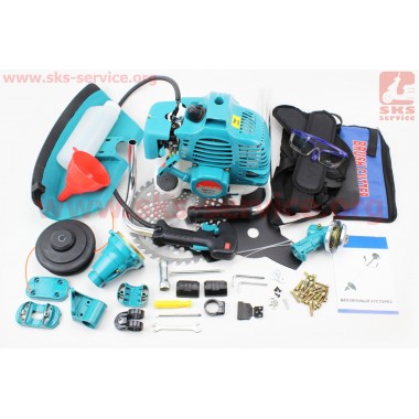 Мотокоса Makita 1E40F-5 - 2,9кВт (леска+нож 3Т,40Тпобедит, труба Ø28мм)