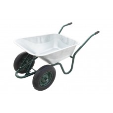 Тачка садово-строительная двухколесная MASTERTOOL 100 л 200 кг