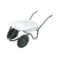 Тачка садово-строительная двухколесная MASTERTOOL 85 л 230 кг