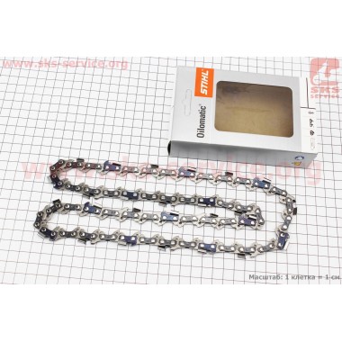 Цепь 3/8"-1,3mm-52зв. круг. зуб RMC (на Partner-14") ОРИГИНАЛ