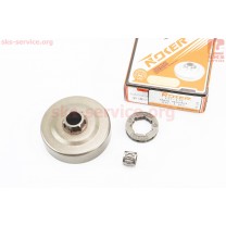 Тарелка сцепления + звезда 325-7 для бензопилы Husqvarna-136/137/141/142/235/240/325, Partner-365, OLEO MAC 941, JONSERED, POULAN + подшипник