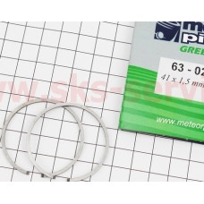 Кольца поршневые 41х1,5мм для бензопилы Husqvarna-135/140/435/440/343R, Partner-350/351/372, JONSERED CS2138, McCulloch, ProMac, Titan, POULAN 2150