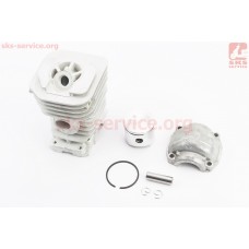 Цилиндро-поршневая группа (цпг) для бензопилы Husqvarna 142 40mm (палец 10mm)+поддон