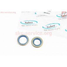 Сальники к-кт 2шт (15x26x4; 18x26,6x4) для бензопилы Husqvarna 362/365/372