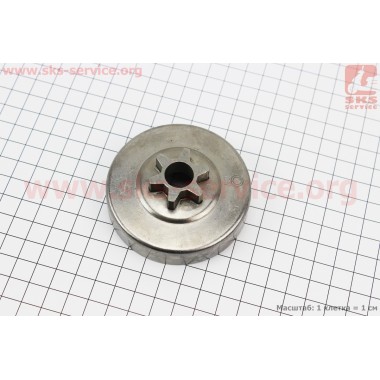 Тарілка зчеплення "зірка" 3/8-6 REBER