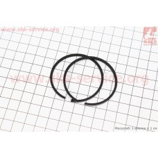 Кольца поршневые к-кт 2шт 50мм бензопилы ТАЙГА (увеличенный зазор 2мм)