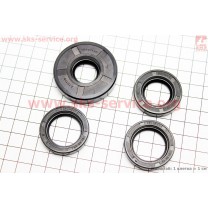 Сальник (24x35x7-2шт+18x47x10+20x35x7) к-кт 4шт бензопилы УРАЛ