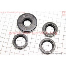 Сальник (24x35x7-2шт+18x47x10+20x35x7) к-кт 4шт бензопилы УРАЛ