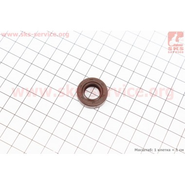 Сальник 12x22x7 Stihl FS-38/55, 1E34F-1E36F, 1E40F-1E44F, Partner-340S/350S/360S, AL-KO BKS 35/35, 40/40, коричневый