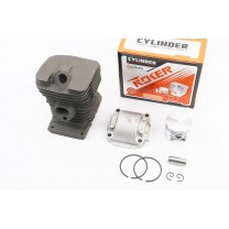 Циліндро-поршнева група (цпг) для бензопили Stihl MS-180 38mm (палець 10mm) "чорний"+піддон
