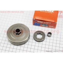 Тарелка сцепления + звезда 3/8-7 MS-170/171/180/181/190T/191T/210/211/230/250 + сепаратор