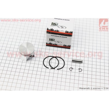 Поршневой комплект для бензопилы Stihl MS-170 37мм (палец 8мм)