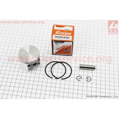 Поршевой комплект для бензопилы Stihl MS-341/361 47мм (палец 11мм)