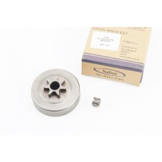 Тарелка сцепления "звезда" 325-7 для бензопилы ST MS-170/171/180/181/190T/191T/210/211/230/250 + подшипник