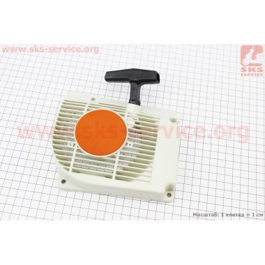 Стартер в сборе (одна собачка) для бензопилы Stihl MS-290/310/390