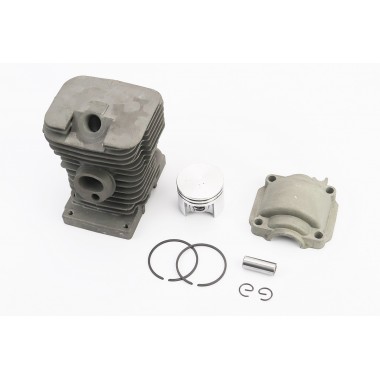 Цилиндро-поршневая группа (цпг) для бензопилы ST MS-180 38мм (палец 10мм) "черный"+поддон