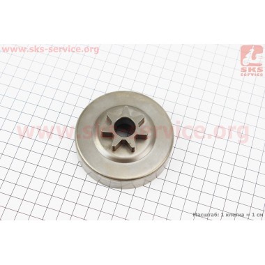 Тарелка сцепления "звезда" 3/8-7 для бензопилы Stihl MS-340/360