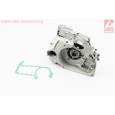 Картер для бензопилы Stihl MS-341/361+подшипники+сальники+прокладка УЦЕНКА (битый левый картер, брак литья, см. фото)