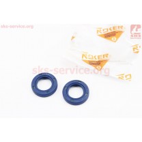 Сальник (15x25x5) к-кт 2шт, для бензопили Stihl MS-170/171/180/181/190/191/210/211/211C/230/231/250/270/271/280/291/31 лев. або прав., сині