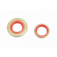 Сальники к-кт 2шт (15x22x4; 15x29,6x4) для бензопилы ST MS-361/362, металл