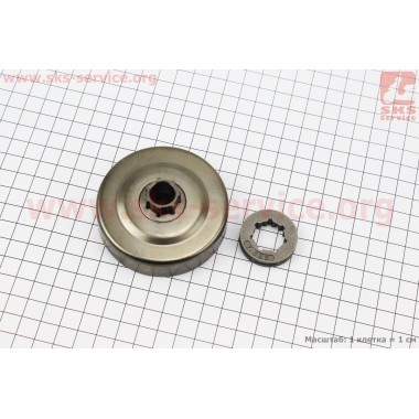 Тарелка сцепления + звезда 325-7 для бензопилы Stihl MS-240/260/270/280