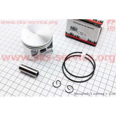 Поршевой комплект для бензопилы Stihl MS-066 54мм (палец 12мм)