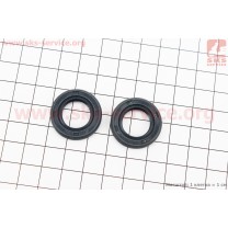 Сальник коленвала 15x25x5 MS-170/171/180/181/190/191/210/211/211C/230/231/250/270/271/280/291/311/391-лев. или прав., к-кт 2шт, синий