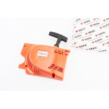 Стартер в сборе китайской бензопилы 4500/5200, 4зацепа, Тип №1