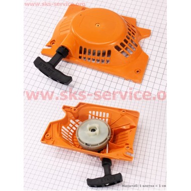 Стартер в сборе, 4зацепа, 4500/5200, "Плавный пуск" Тип №1