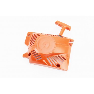 Стартер бензопилы в сборе 4500/5200, 4зацепа, "Плавный пуск" Тип №4 с трещоткой