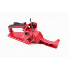 Бак топливный (рукоятка пилы) китайской бензопилы 4500/5200 в сборе, с подкачкой Тип 2