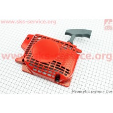 Стартер в сборе, 4зацепа, 4500/5200, "Плавный пуск", метал