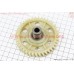 Шестерня привода ведомая (D=85,5мм, d1=10мм, d2=18мм, H=33мм, Z=40 наклон зубов влево)