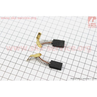 Щетки с пружиной 6,5х12мм к-кт 2шт