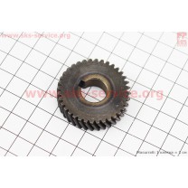 Шестерня метал (D=40мм, d=14мм, H=10мм, Z=36) Темп