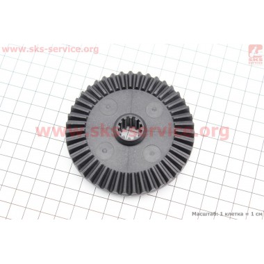 Шестерня привода ведомая (D=85,5мм, d=16мм, H=20мм, Z=43, 12шлицов) Байкал, Фиолент