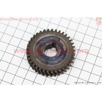 Шестерня метал (D=49,3мм, d=14мм, H=11,4мм, Z=37) Интерскол 1,6 1,9 кВт