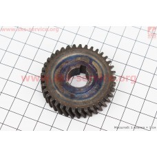 Шестерня метал (D=49,3мм, d=14мм, H=11,4мм, Z=37) Интерскол 1,6 1,9 кВт