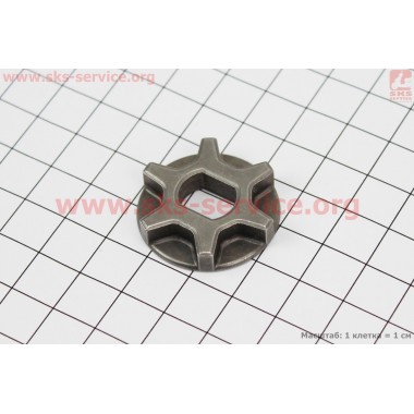 Звезда цепи 3/8-6 (D=30мм, d=9/12мм, H=6,5mm)