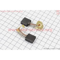 Щетки с пружиной 7х17мм к-кт 2шт Тип №2