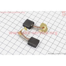 Щетки с пружиной 7х17мм к-кт 2шт Тип №2