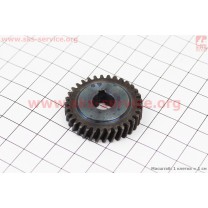 Шестерня метал (D=35,5мм, d=10мм, H=9мм, Z=33)