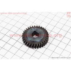 Шестерня метал (D=35,5мм, d=10мм, H=9мм, Z=33)