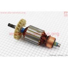 Якорь (Dжелеза=52,4мм, Lжелеза=51,5мм, Dколектора=36мм, L=190мм, Z=8 наклон зубов вправо) Rebir, Темп, Ворскла 2100