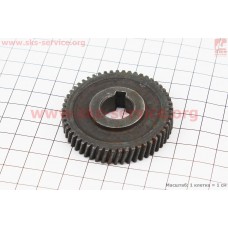 Шестерня метал (D=56мм, d=16мм, H=12мм, Z=53)