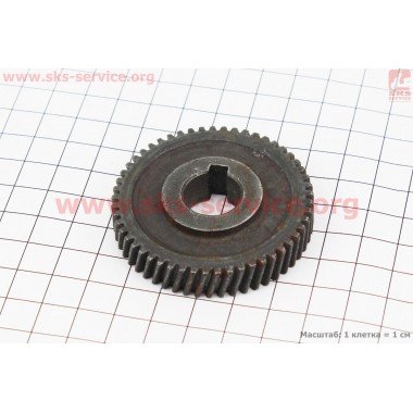 Шестерня метал (D=56мм, d=16мм, H=12мм, Z=53)