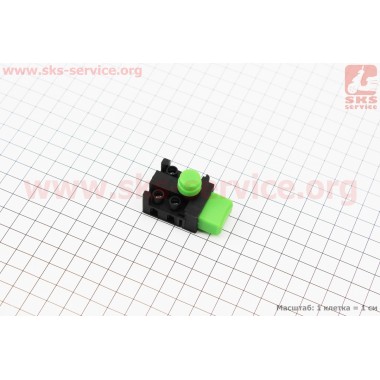 Кнопка-выключатель с фиксатором Тип №6