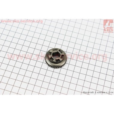 Ответная часть шестерни (D1=35мм, D2=24мм, d=9/12мм, H=13мм, Z1=40, Z2=6)