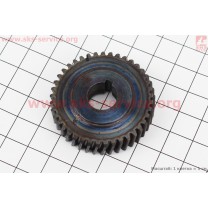 Шестерня метал (D=42,8мм, d=12мм, H=12мм, Z=43) Фиолент ПД-3