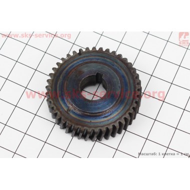 Шестерня метал (D=42,8мм, d=12мм, H=12мм, Z=43) Фиолент ПД-3